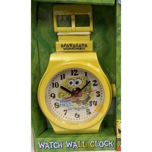 Nickelodeon Spongebob Squarepants Watch Wall Clock limited vintage 2004